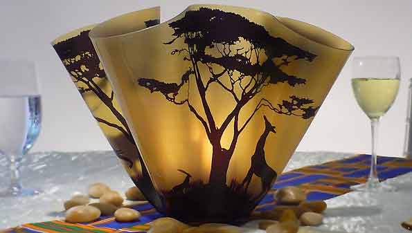 Safari-style table vase from DekoVase for special events